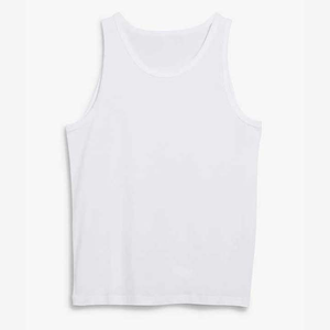 Chaleco Deportivo Personalizado con Logotipo para Hombre, Cuello Redondo, Tejido de Punto, Nuevo Estilo, Secado Rápido, 100% Algodón Puro, Ropa Deportiva y Activa - Product Image 2