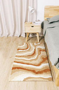 Custom Made Printed Design Floor Microfiber Non Slip Bath Mat Sublimation Thick Bathroom Matt Foam Tassel Chenille Shaggy Plush - Product Image 5