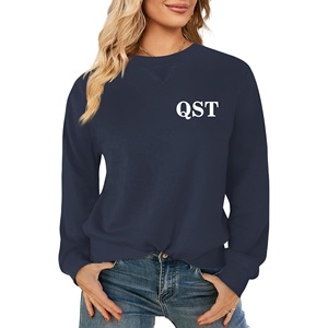 เสื้อสเวตเชิ้ตผู้หญิงผ้าฝ้ายฟลีซ 100% สั่งทำพิเศษ พิมพ์ลายดิจิทัล ระบายอากาศได้ดี สวมใส่สบาย แขนยาว เสื้อผ้าฤดูหนาว - Product Image 1