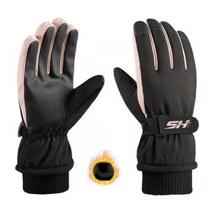 Guantes de esquí premium con aislamiento, impermeables, para nieve, con diseño de tela transpirable para una comodidad superior en climas fríos - Product Image 1