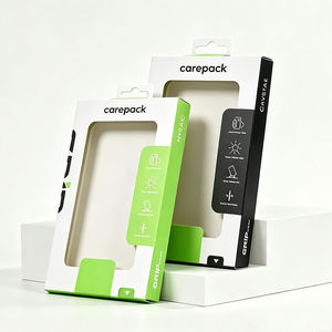 Boîte en carton rigide recyclable personnalisée pour étui de téléphone 18/17/16/Utral avec doublure en éponge, trou de suspension et fenêtre de présentation - Product Image 3