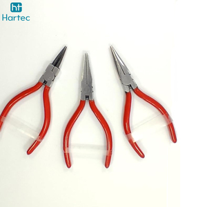 High Quality Precision Flat Nose Jewelry Pliers Red Handle Smooth Jaw <b>Wire</b> Shaping <b>Craft</b> Hand Tool For Jewelry Manufacturer - Product Image 2