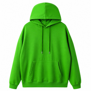 Sudadera con Capucha y Cremallera para Hombre, Estilo Vintage, Poliéster/Rayón, Color Sólido, Casual, Forro Polar, Corte Regular, Ropa de Invierno, Amarillo, Ecológica - Product Image 2
