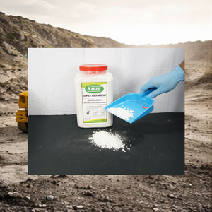 Sorbente Granular Súper Absorbente de 4 Litros - Absorbente Mineral Natural para Control de Derrames de Aceite, Productos Químicos y Agua - Limpieza de Derrames Industriales 4L - Product Image 1