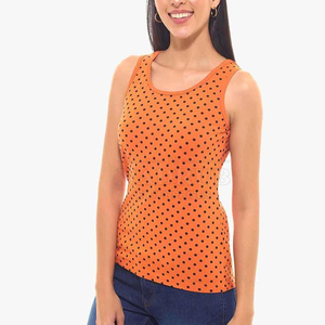 Hot Sale Women's U Neck Tank <b>Top</b> Summer Sleeveless Basic Camisole Slim Fit Knit Ribbed Tank <b>Top</b> T Shirt - Product Image 3