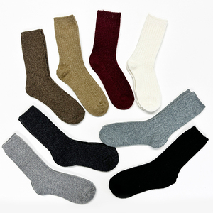 Made in Korea Women's Soft Angora Blend Warm Crew <b>Socks</b> K16 - Product Image 1