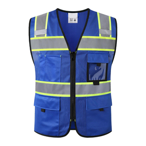 Premium Quality Reflective Workwear <b>Uniforms</b> Safety Vest Breathable <b>Construction</b> Safety Vest Manufacturer Wholesale Supply - Product Image 3