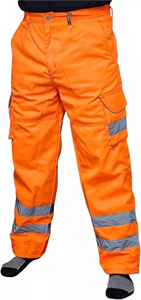 Veste de sécurité décontractée haute visibilité pour l'hiver, classe 2 ANSI, antibactérienne, fermeture éclair frontale, avertissement réfléchissant, vêtements de travail en polyester - Product Image 5
