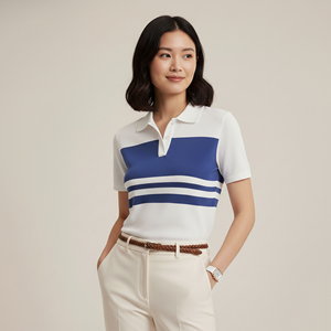 Chemise d'été décontractée pour femme, personnalisable, écologique, à manches courtes, séchage rapide, respirante, en toile, confortable, streetwear, avec appliques - Product Image 6