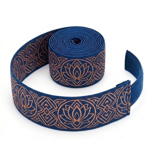 Bandages de boxe pour adultes 2026 – Qualité OEM supérieure, bleus avec fermeture noire à motif goutte d'eau - Product Image 1