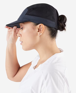 Gorra de Béisbol de Malla de 5 Paneles Azul Marino Unisex Hecha a Medida, Ajustada, Transpirable, Deportiva, con Patrón Sólido, para Primavera/Verano, de Bajo Costo - Product Image 2