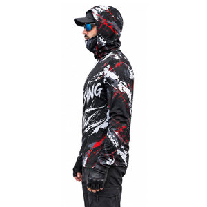 Sudadera con Capucha para Pesca al Aire Libre para Hombre, Ligera y de Alto Rendimiento, con Protección UV UPF 50+, Tejido Transpirable de Secado Rápido - Product Image 4