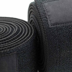 Professional Fitness Knee Wraps For Gym Workout <b>Weight</b> <b>Training</b> Squat Compression Support Exercise Athletic Performance Gear - Product Image 5