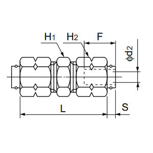 UC4N10X8-ST กระชับปิดท่อและฟิตติ้งของ Nitta - Product Image 1