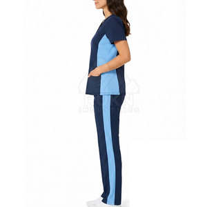 Ensemble de tenues médicales tendance pour femmes : pantalon de jogging athlétique, uniforme de travail médical, vêtements pour médecins et infirmières, tricoté de haute qualité - Product Image 3