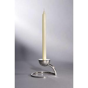 Decorative <b>Silver</b> Polished Metal Candle Holder With Finished Premium Design For Home Decoration And Elegant <b>Table</b> Styling - Product Image 3