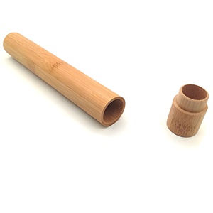 Ensemble de tubes de stockage en bambou naturel de haute qualité du Vietnam, emballage de différentes tailles OEM accepté - Product Image 3