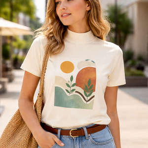 Camisetas de Manga Corta con Cuello Redondo Personalizadas al por Mayor para Mujer - Fabricante y Proveedor OEM - Product Image 6