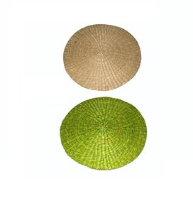Reversible Classic Natural <b>Seagrass</b> <b>Placemats</b> Double Sided Woven Eco-Friendly Customizable Table Mats for Versatile Home - Product Image 4