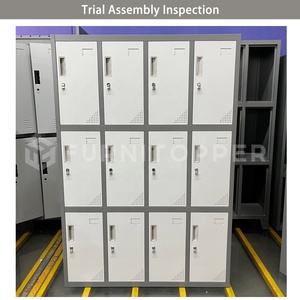 <span class=keywords><strong>Taquilla</strong></span> Metálica de 12 Puertas, Estilo Industrial, para Gimnasio, Escuela, Guardarropa Metálico, Armario de Acero para Ropa - Product Image 2