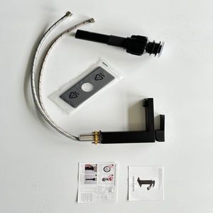 Rubinetto Monocomando per Bagno in Acciaio Inox, Miscelatore Monoforo T20 Nero Opaco Spazzolato, Non Disponibile per Spedizioni nei Fine Settimana - Product Image 5