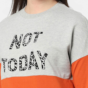 Wholesale Women <b>Sweatshirt</b> Cotton Fleece Pullover Custom Logo OEM ODM Factory Supplier Premium Quality Cotton Blend Solid Front - Product Image 6