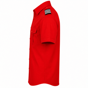 Camiseta Polo de Uniforme de Guardia de Seguridad Personalizada, Manga Corta, Roja, con Doble Bolsillo, Ropa de Trabajo de Seguridad de Alta Calidad, Suministro de Fábrica - Product Image 5