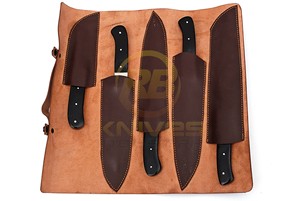 Hand Forged High Carbon Steel <b>Kitchen</b> <b>Knife</b> Set Chef <b>Knife</b> Butcher <b>Knife</b> Full Tang Black Handle Cooking <b>Knives</b> OEM Wholesale - Product Image 4