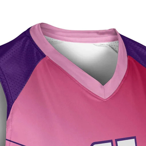 Custom Logo Volleyball Jersey Sleeveless Unisex Adult Polyester Breathable And Comfortable Team Wear With Name Number - Product Image 2