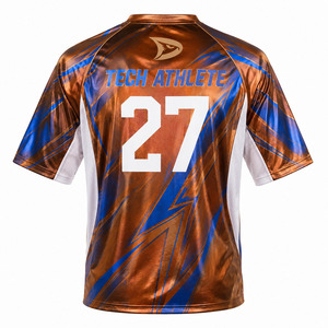 Maillot d'équipe de frisbee ultime pour hommes, personnalisé en gros, en polyester holographique, anti-humidité, uniforme sportif - Product Image 3