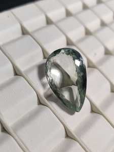 Piedra preciosa suelta de amatista verde natural de alta calidad, piedra de cuarzo verde facetada para la fabricación de joyas, cristal curativo. - Product Image 1