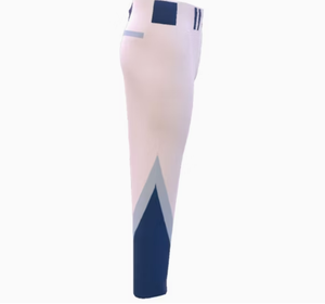 Pantalons de baseball à rayures longues pour hommes, personnalisés avec logo sublimé, vente en gros - Product Image 3