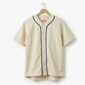 Descubre la Nueva Camiseta de Béisbol Profesional a Rayas, Ligera, Económica, Unisex, Ropa Deportiva y para Exteriores, Camiseta de Béisbol de Poliéster - Product Image 1