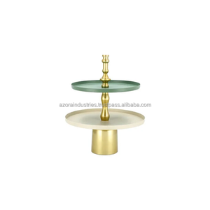 ที่ตั้งเค้กโลหะสำหรับตกแต่งบ้านและงานปาร์ตี้ทำมือแท่นวางเค้กโลหะตกแต่งเค้กโลหะโดยอุตสาหกรรม azora - Product Image 2