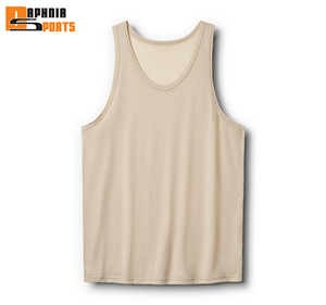 Customizable Breathable <b>Mens</b> Rib-Knit Tank Top Sleeveless Undershirt <b>Singlet</b> Muscle Training Vest Bulk Wholesale Private Label - Product Image 1
