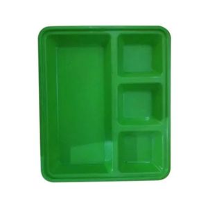 Versatile <b>Plastic</b> Mess <b>Tray</b> Plates for Multi Purpose Food <b>Serving</b> - Product Image 1