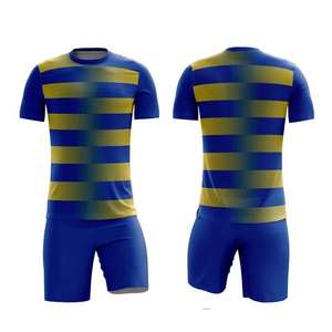 Camiseta de Fútbol Negra Personalizada con Logotipo de Fábrica, Uniformes de Fútbol para Hombre, Conjunto de Ropa Deportiva Retro Transpirable Sublimada para Clubes y Equipos - Product Image 4