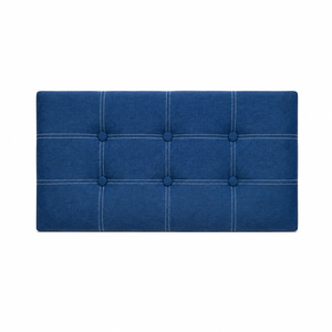 Premium Foldable Fabric Bench <b>Storage</b> in Modern Navy Blue for Living Room Apartment & Hotel Use - Product Image 3