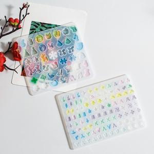 Mini Ear Studs Pattern Stud Earrings/bracelets Pendant Ornaments Accessories Pendant Resin Silicone Mold - Product Image 4