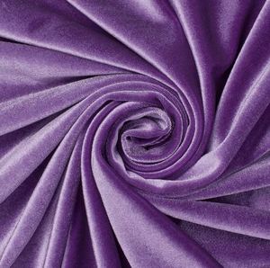 Tissu en velours extensible de haute qualité, polyester et élasthanne, velours coréen, tissu tricoté doux pour vêtements, robes, canapés, rideaux - Product Image 3