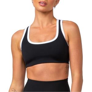 Soutien-gorge de sport haute performance pour femme, couvrant entièrement la poitrine, respirant, anti-humidité, dos nageur, pour l'entraînement et la course à pied - Product Image 1