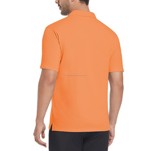 2025 polos de golf à manches courtes de haute qualité tissu polyester respirant polos pour hommes brodés avec bouton - Product Image 3