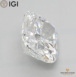 เพชรทรงคุชชั่น 3.01 กะรัต คุณภาพเยี่ยม ผลิตในห้องปฏิบัติการ CVD พร้อมใบรับรอง IGI สี D ความสะอาด VS2 สำหรับเครื่องประดับแบบโซลิแทร์ - Product Image 4