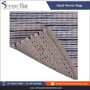 Meilleure vente Boho Design géométrique tapis en coton tissé à la main plat avec glands confortable urbain vie maison style tapis et ensembles - Product Image 5