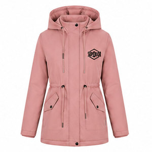 Chaqueta Parka de Invierno para Mujer con Acolchado Térmico Grueso, Capucha de Piel Sintética y Exterior Impermeable para Frío Extremo - Product Image 1