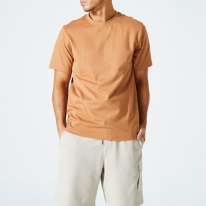 Wholesale High Quality <b>Men</b> 100% Cotton Printed Round Collar Custom Made lightweight summer t shirt <b>Men's</b> Plain Cotton T Shirt - Product Image 1