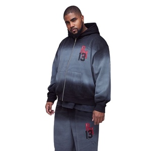 Ensemble jogging pour homme à capuche, personnalisé, brodé et imprimé, avec cordon de serrage, de haute qualité, léger, 100% coton, coupe classique, pantalon de survêtement d'hiver - Product Image 3