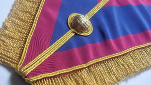COLLAR MASÓNICO REGALIA BLUE LODGE ASSR 2 ° GUARDIA OFICIAL COLLAR FREEMASON COLLAR BORDADO A MÁQUINA - Product Image 6