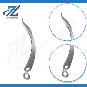 Elevador de Huesos Hohmann-Aldinger Curvo de 270 mm de Largo x 24 mm de Ancho, Instrumentos Quirúrgicos Manuales de Acero Inoxidable con Certificación CE - Product Image 3