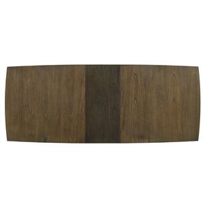 Tavolo da Pranzo Rettangolare Contemporaneo Bistro Vintage in Noce da 224 cm con Prolunga - Product Image 4